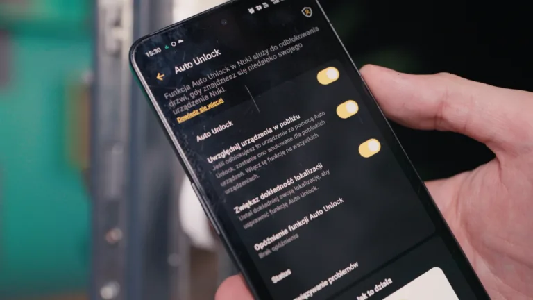 Funkcja Auto Lock w aplikacji Nuki Smart Lock dla zamków Nuki Smart Locks.