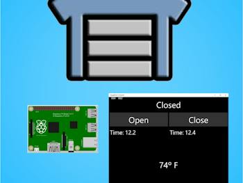 Garage Door powered by Win10, AllJoyn and Raspberry Pi