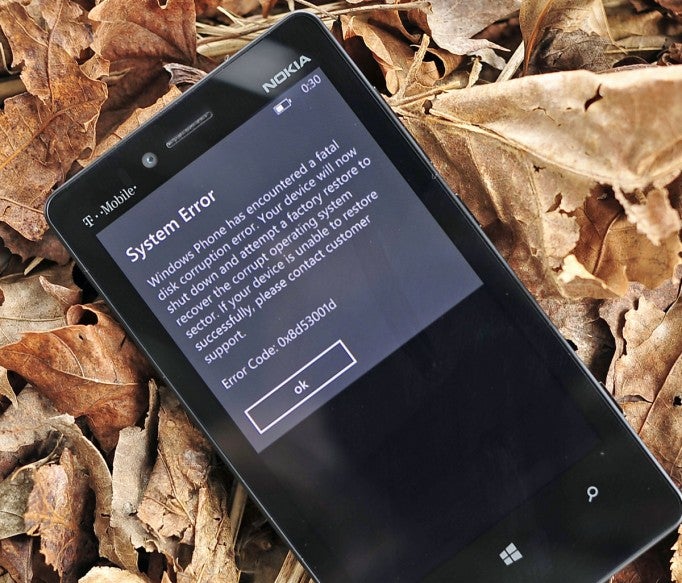 Baconit pays homage to the Blue Screen of Death for its WP8 April Fool's